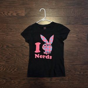 I ❤️ nerds playboy tee
